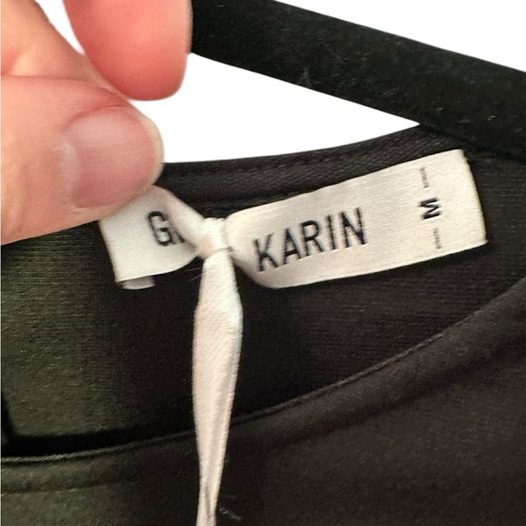 Grace Karin Black Midi Cape‎ Scoop Neck Fit Flare Sheath Midi Dress Size Medium - Picture 3 of 7